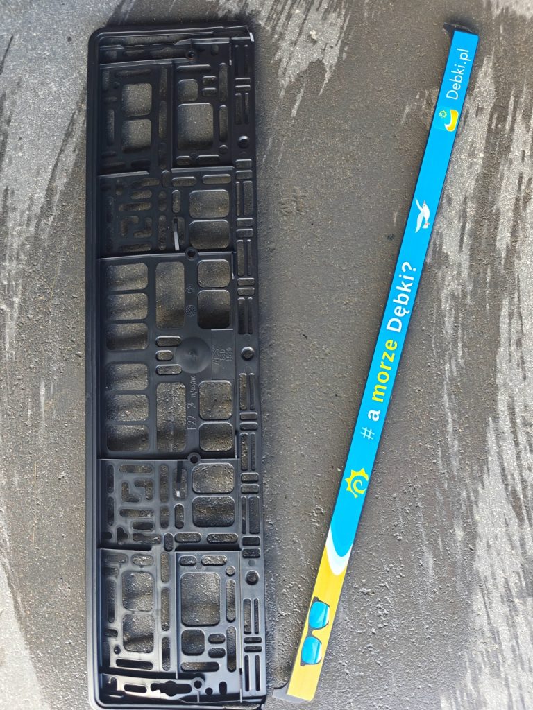 ramki A MORZE DĘBKI ?na tablice rejestracyjną